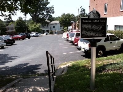 Doniphan – Hubbell House Marker as viewed from Main Street image. Click for full size.