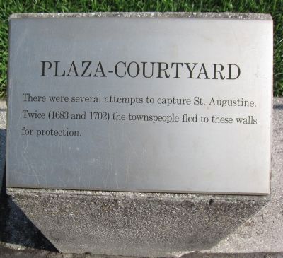 Plaza-Courtyard Marker image. Click for full size.