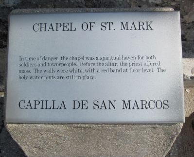 Chapel of St. Mark Marker image. Click for full size.