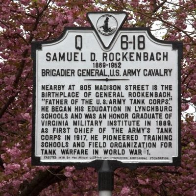Samuel D. Rockenbach Marker image. Click for full size.
