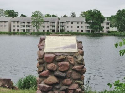 The Ice Industry on Half Moon Lake Marker image. Click for full size.