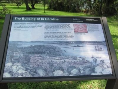 The Building of la Caroline Marker image. Click for full size.