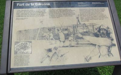 Fort de la Caroline Marker image. Click for full size.