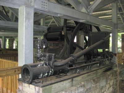 The Engine Room at Dunlawton: Mill Engine image. Click for full size.