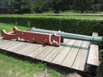 Reproduction Cannon at Fort Caroline image. Click for full size.
