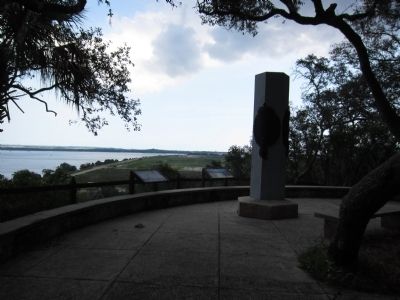 Ribault Memorial and Markers image. Click for full size.