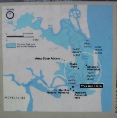 Map of the Timucuan Preserve image. Click for full size.