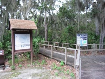 Spanish Pond Marker. Click for full size. Spanish Pond Marker image. Click for full size.