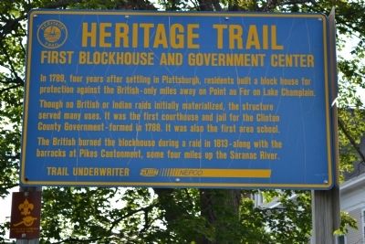Heritage Trail Marker. Click for full size. Heritage Trail Marker image. Click for full size.
