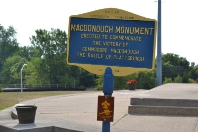 MacDonough Monument Marker image. Click for full size.