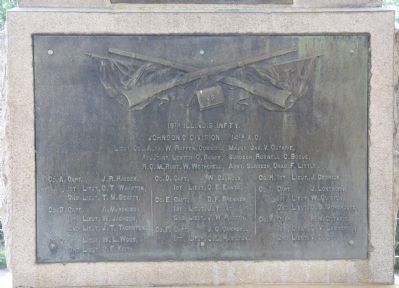 19th Illinois Infantry Monument image. Click for full size.