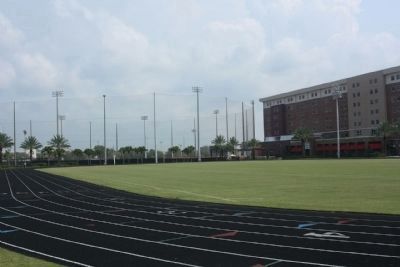 Plant Field Track, with soccer and baseball field in distance image. Click for full size.