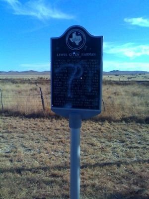 Colonel Lewis Harman Historical Marker image. Click for full size.
