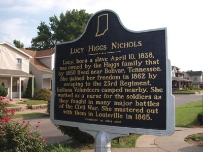 Side 'One' - - Lucy Higgs Nichols Marker image. Click for full size.
