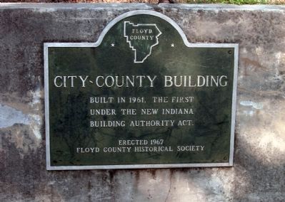 Plaque - - City-County Building image. Click for full size.