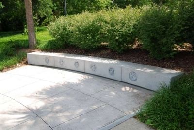 South Carolina Veterans Memorial<br>East Bench image. Click for full size.
