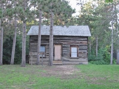 Lars Anderson Cabin 1857 image. Click for full size.