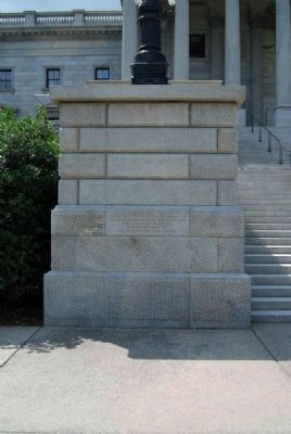 The State House of South Carolina Marker<br>Left Inscription image. Click for full size.