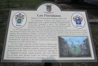 Los Floridanos Marker image. Click for full size.
