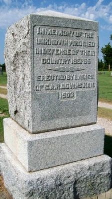 Civil War Unknown Dead Memorial image. Click for full size.