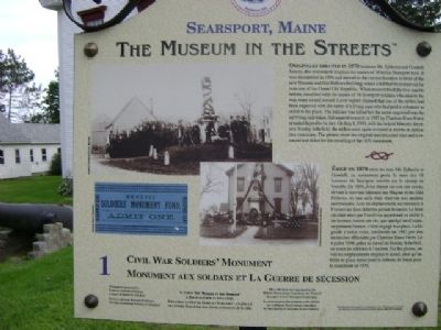 Civil War Soldiers' Monument Marker image. Click for full size.