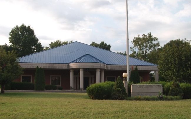 "Clark #40 Masonic Lodge" - - Jeffersonville, Indiana image. Click for full size.