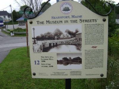 The Site of a Lumber Mill 1890 Marker image. Click for full size.