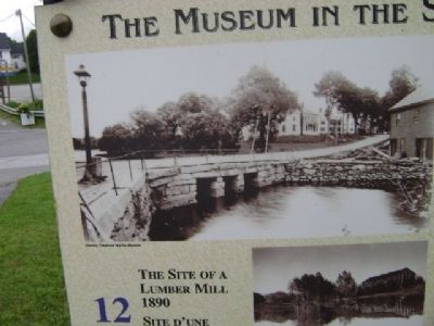 The Site of a Lumber Mill 1890 Marker image. Click for full size.