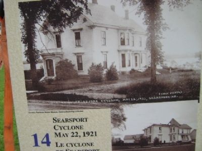 Searsport Cyclone Marker image. Click for full size.