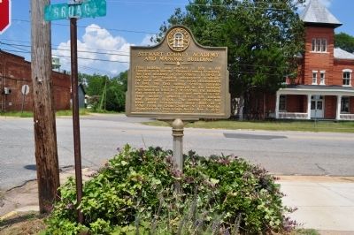 Stewart County Academy and Masonic Building Marker image. Click for full size.