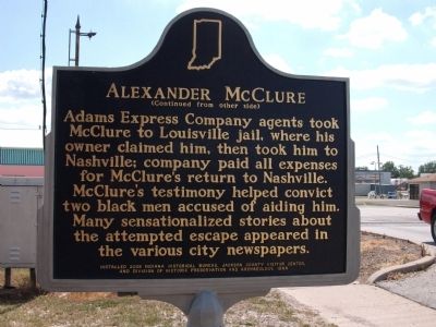 Side 'Two' - - Alexander McClure Marker image. Click for full size.