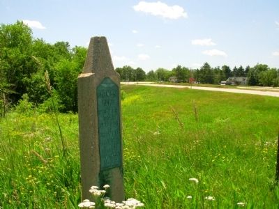 Green Bay Road Marker image. Click for full size.