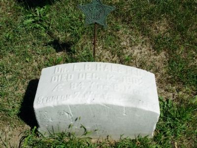 Dr. L.C. Halsted Headstone image. Click for full size.