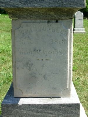 Close Up of Johann Bahler Headstone image. Click for full size.