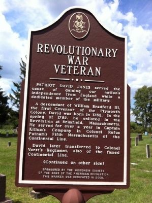 Revolutionary War Veteran Marker. Click for full size. Revolutionary War Veteran Marker image. Click for full size.