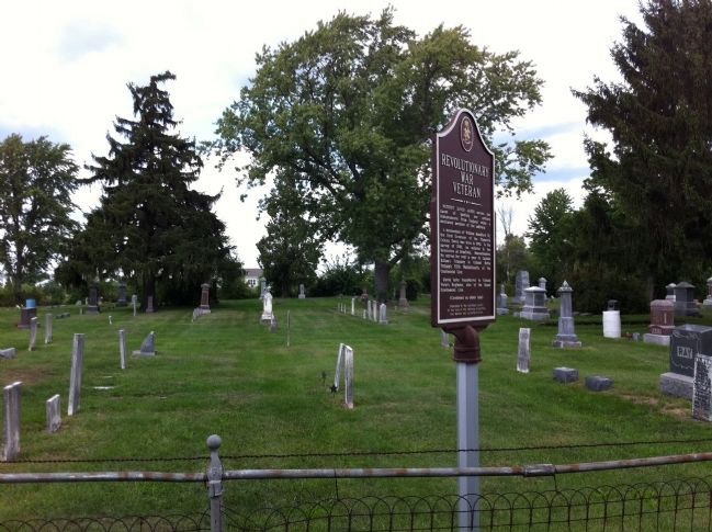 Revolutionary War Veteran Marker. Click for full size. Revolutionary War Veteran Marker image. Click for full size.