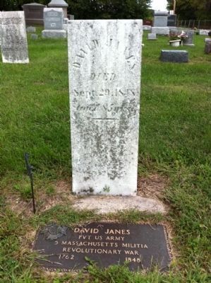 David Janes Grave Markers image. Click for full size.