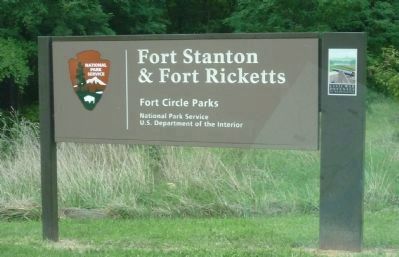 Fort Stanton and <i>Fort</i> Ricketts image. Click for full size.