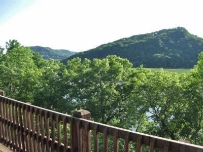 Trempealeau Mountain and Bay. Click for full size. Trempealeau Mountain and Bay image. Click for full size.