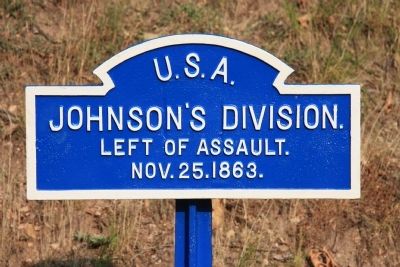 Johnson's Division Marker. Click for full size. Johnson's Division Marker image. Click for full size.