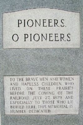 Pioneers, O Pioneers Monument image. Click for full size.