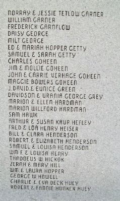 Pioneers, O Pioneers Honor Roll. Click for full size. Pioneers, O Pioneers Honor Roll image. Click for full size.