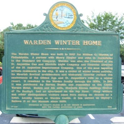 Warden Winter Home Marker image. Click for full size.