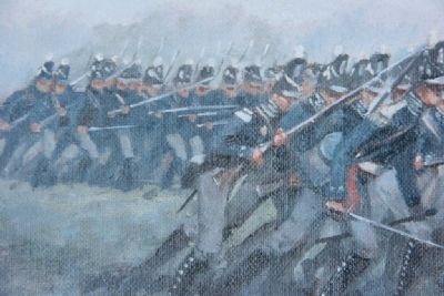 Jackson's Army Charging the barricade. Click for full size. Jackson's Army Charging the barricade image. Click for full size.