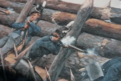 Jackson's Army Attacking the Barricade image. Click for full size.