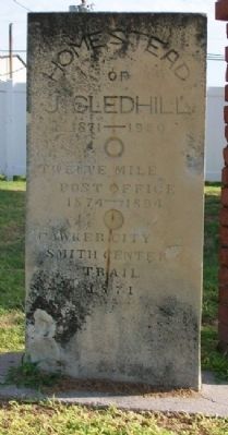 Homestead of J. Gledhill Marker image. Click for full size.