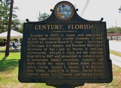 Century, Florida Marker image. Click for full size.