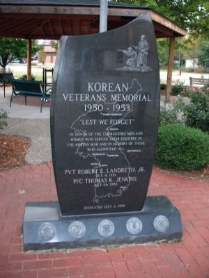 Korean Veterans Memorial Marker image. Click for full size.