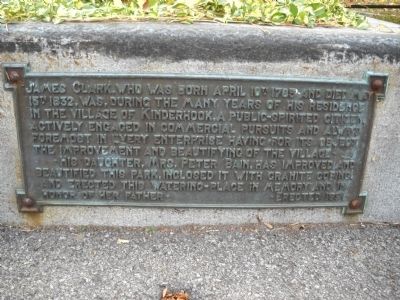 James Clark Marker. Click for full size. James Clark Marker image. Click for full size.