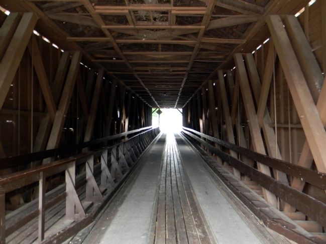 Interior Detail of the Covered Bridge (1882) image. Click for full size.